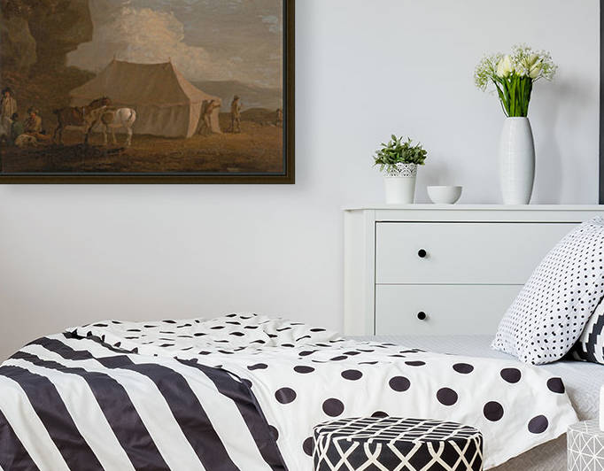 The Shooting Party by Julius Caesar Ibbetson