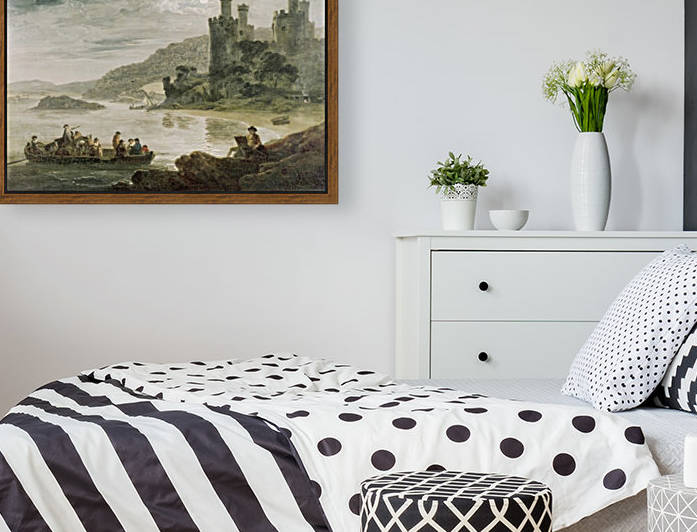 Conway Castle by Julius Caesar Ibbetson