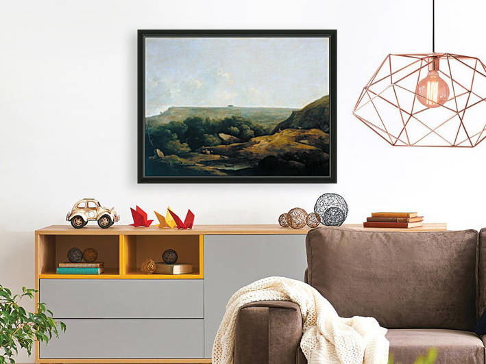 Landscape, near Bath by Julius Caesar Ibbetson