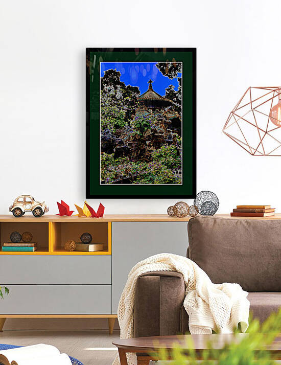 EMPERIORS GARDEN - THE FORBIDDEN CITY - BEIJING CHINA by LES MAYERS 