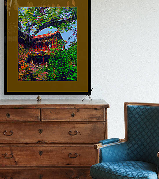 EMPERIORS HOME IN THE FORBIDDEN CITY - BEIJING CHINA  by LES MAYERS 