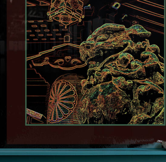 A JAPANESE FOO DOG   by LES MAYERS 