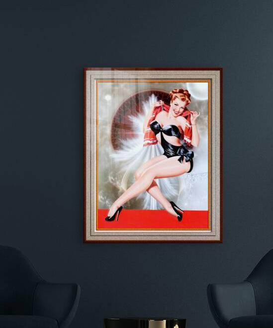 Red Scarf by Peter Driben Remastered Xzendor7 Vintage Art Old Masters Reproductions by xzendor7