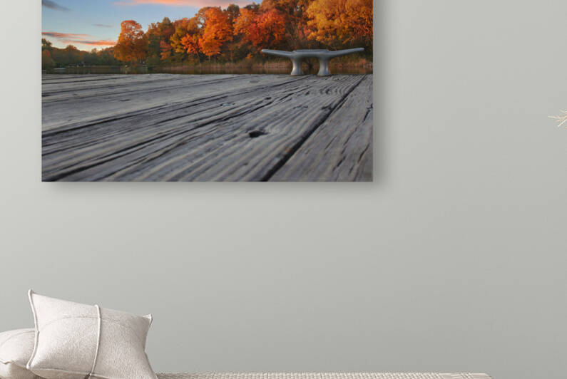 Lake Pier in the Fall I by Maitreya Photo