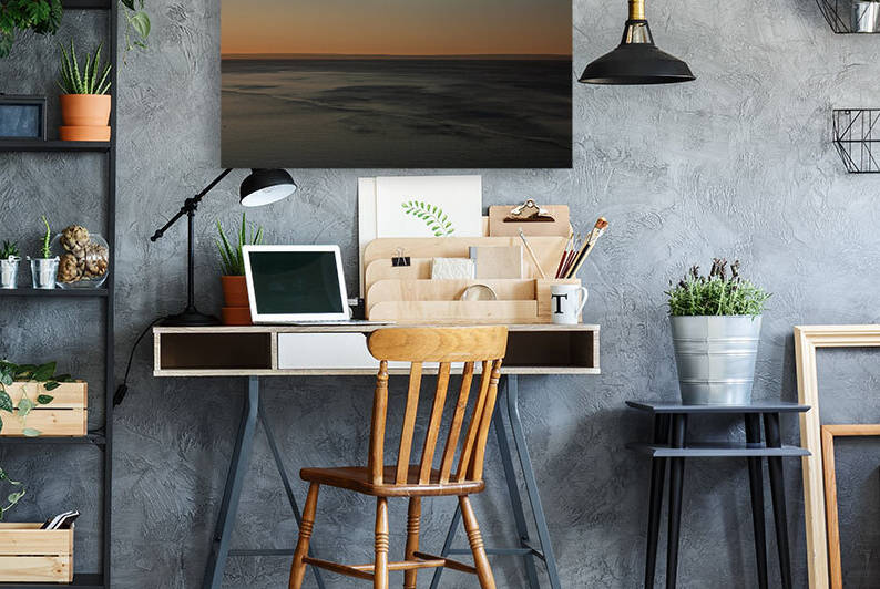 Sunset on the sea on the Cote-Nord Quebec by Isadora Photo Admin