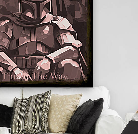 Black and White Mando by Ignite Studio Prints