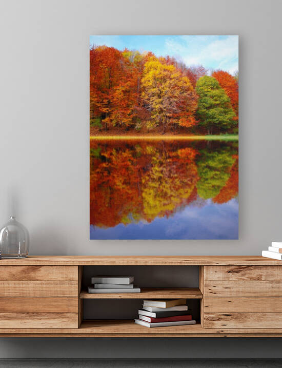 autum lake by Rood art