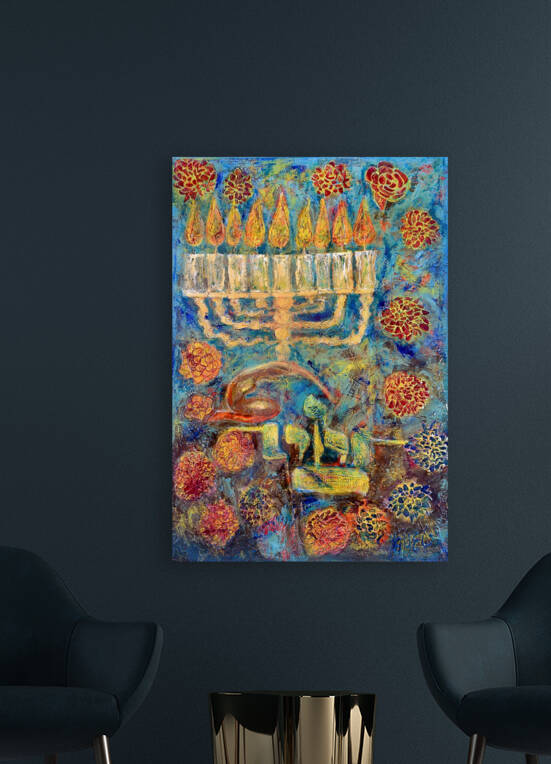 Mystic Menorah by Yahel
