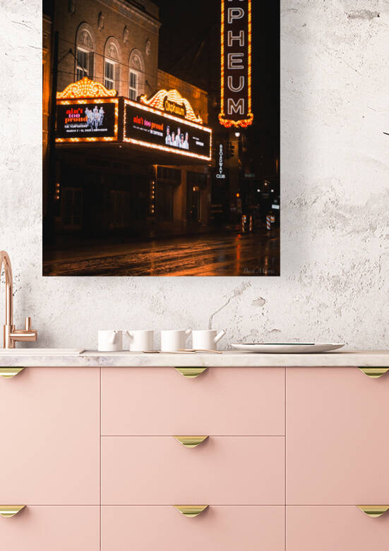 Rainy Night at the Orpheum by Buck Morris