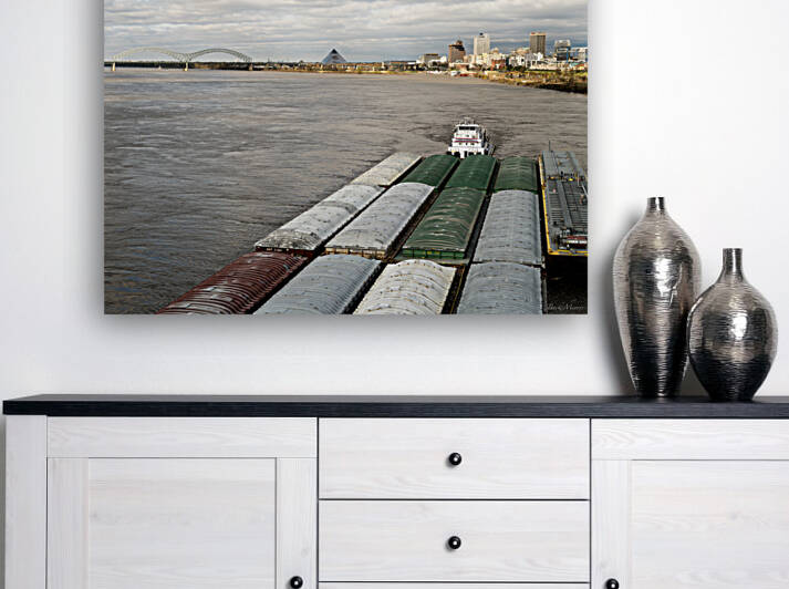 Memphis Barge by Buck Morris