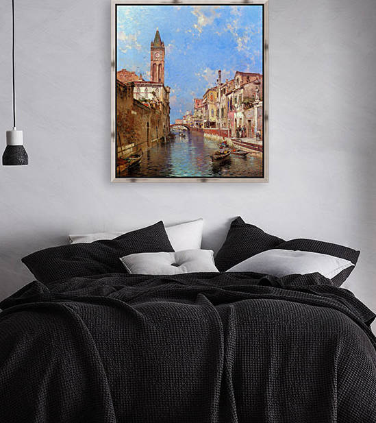 Landscape of Venice by Franz Richard Unterberger