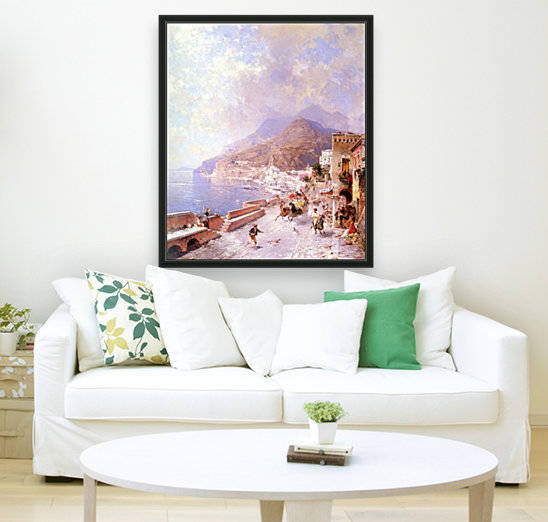 Coast of Amalfi by Franz Richard Unterberger