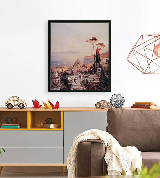 The view from the balcony by Franz Richard Unterberger