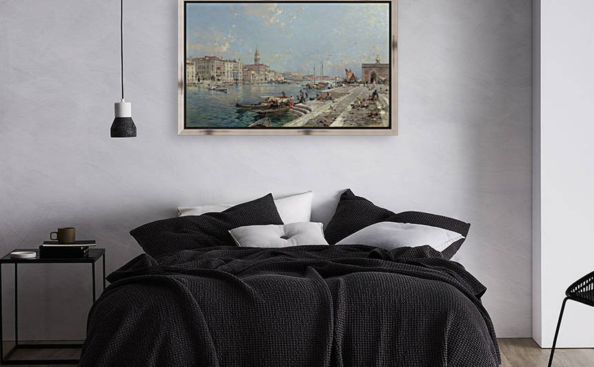 The Grand Canal seen from Santa Maria della Salute by Franz Richard Unterberger