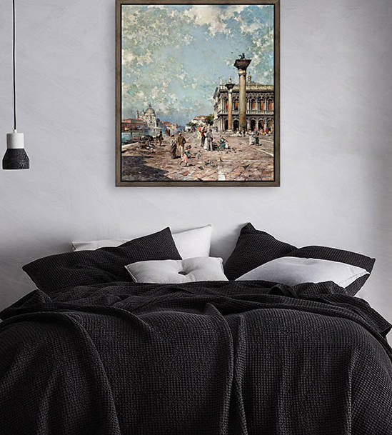 Landscape of the square by Franz Richard Unterberger