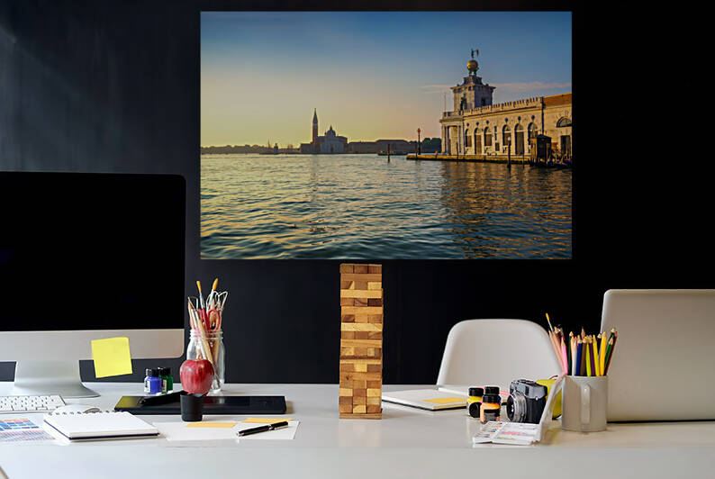  San Giorgio church and Punta della Dogana. Venice by Stefano Orazzini