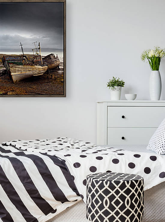 Three Boats On Shore, Island Of Mull, Scotland by PacificStock