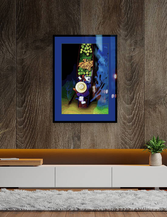 FRUIT VENDOR AT A FLOATING MARKET IN THAILAND 07 by LES MAYERS 