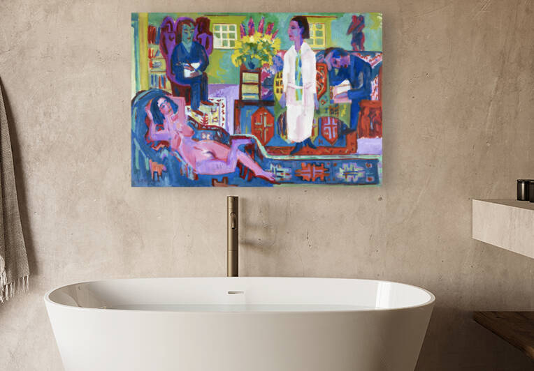 4079 Modern Bohemia 1924 painting in high resolut by artvi