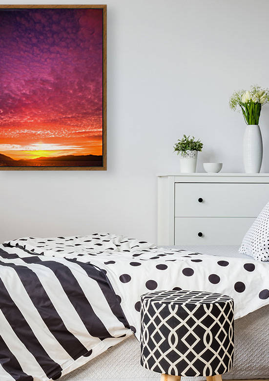 Vibrant Sunset, Inside Passage, Vancouver Island, British Columbia, Canada by PacificStock