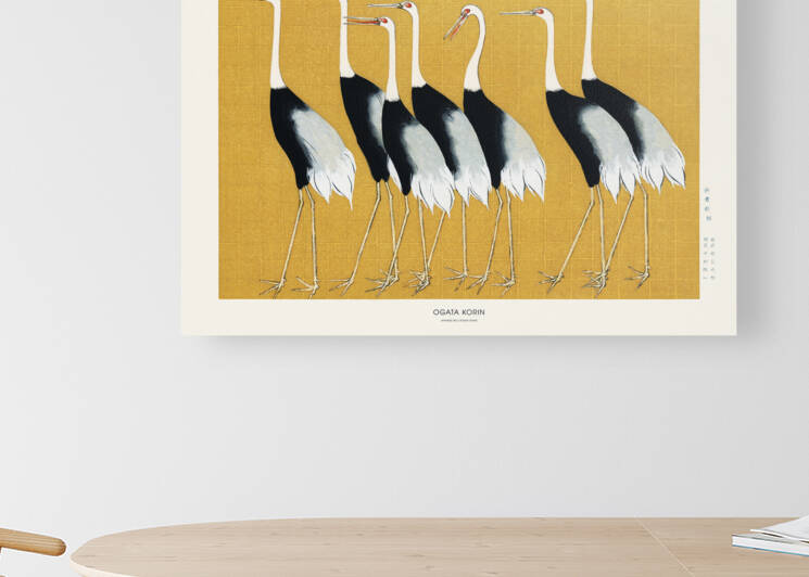 Japanese Red Crown Crane by 1x