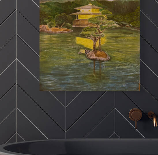 Golden Temple in Kyoto by Tomoyuki Mishimagi