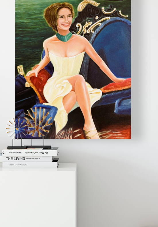 A Lady on a Gondola in Venice by Tomoyuki Mishimagi