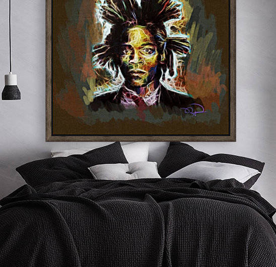 Jean Michel Basquiat Abstracto  by Tazmatic