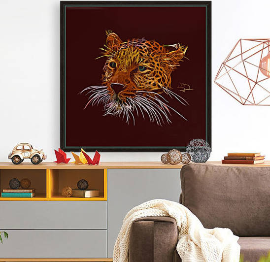 Leopard Abstracto by Tazmatic