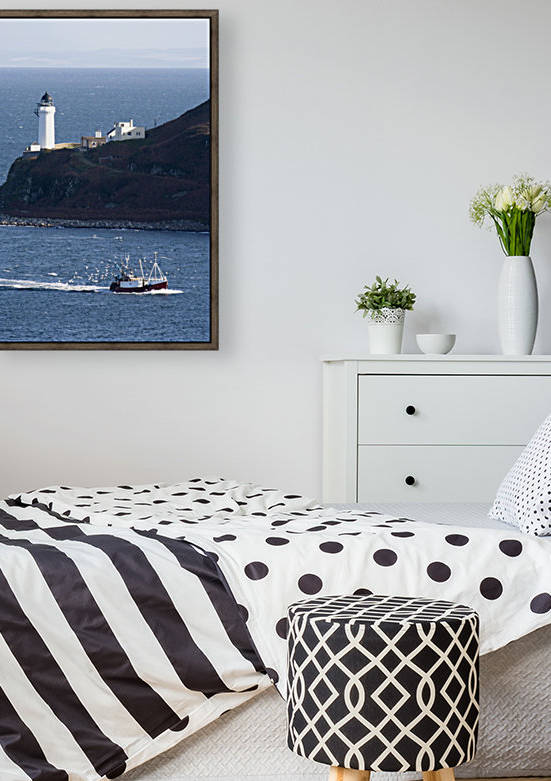 Lighthouse On The Coast, Campbeltown Loch, Island Of Davaar, Argyll And Bute, Scotland by PacificStock