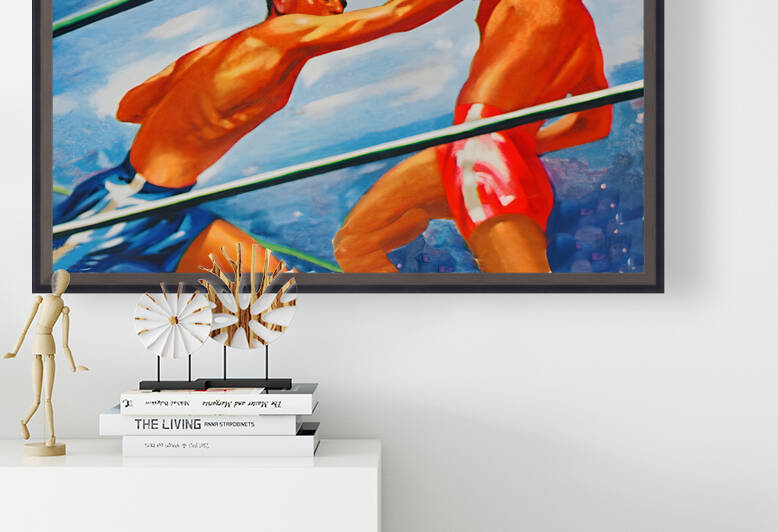 Lon Keller Boxing Art by Row One Brand