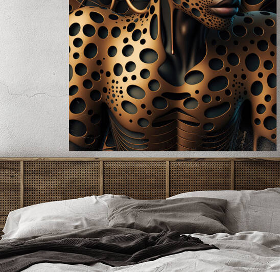 Cheetah Man gigapixel art scale 4 00x by Valeda Williams