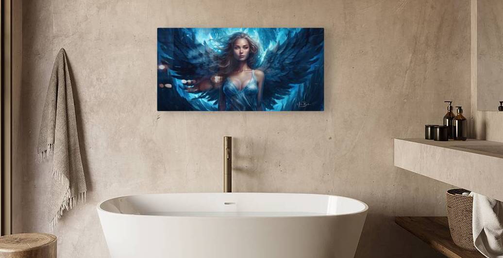 Angel of Justice - InfiniteCanvasAi  by Mike Baker