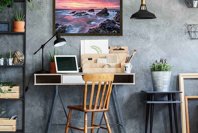 Colorful Sunset at Wild Coast on the Canary Islands by Andreas Wonisch