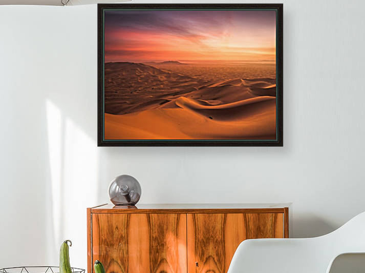 Sunset in the Desert by Andreas Wonisch