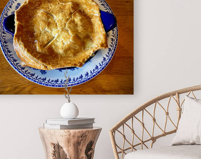 Chicken Pot Pie Blue Plate Special by Bill Swartwout Photography