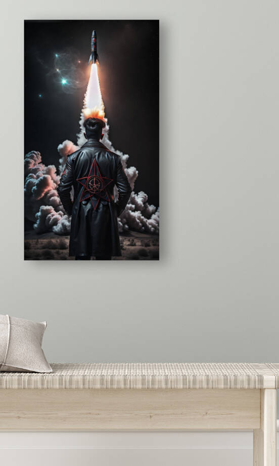 Occult Rocket Scienctist Jack Parsons HD Print  by Kalki Kriva Dna