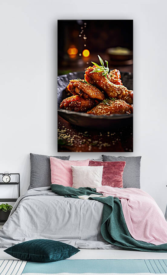 Crispy chicken wings Juicy Succulence by Carlos Castilla