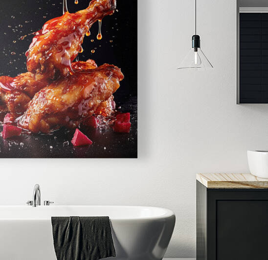 chicken wings dripping by Carlos Castilla