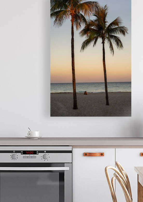 Sunset Hollywood Beach by Art by Josh