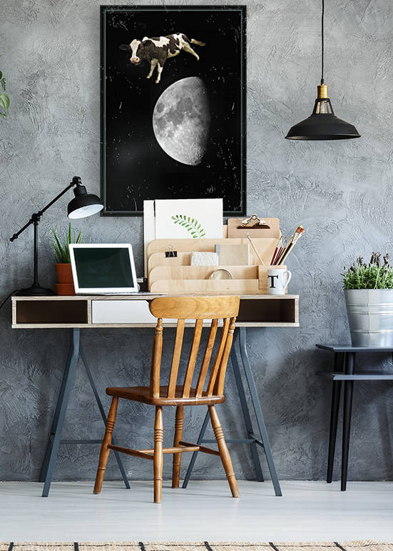 The Cow Jumped Over The Moon; Northumberland, England by PacificStock