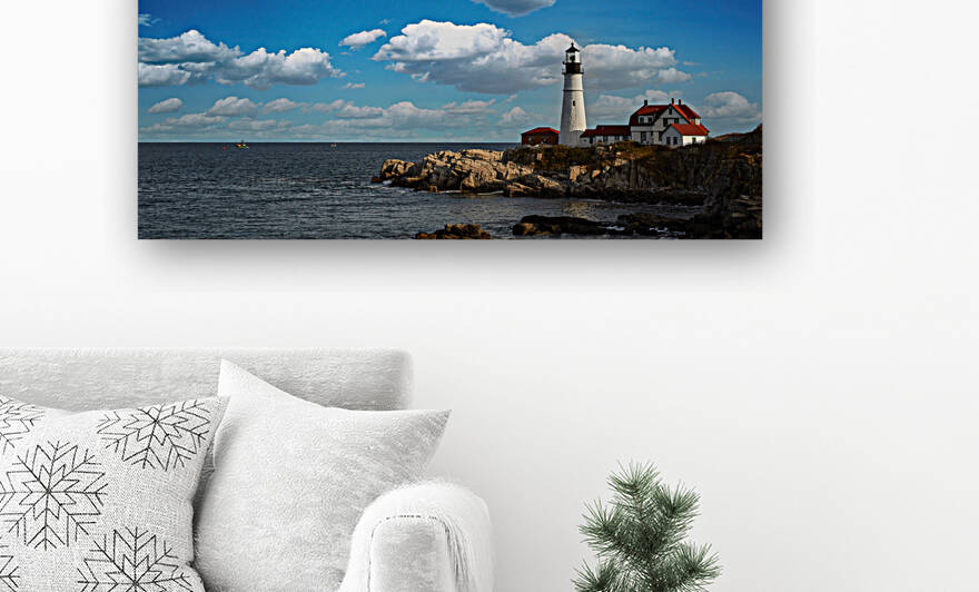 Nubble  Light house in Maine by Images By Jon Evan