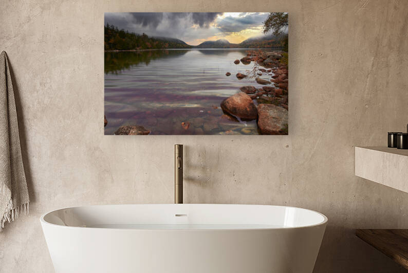 Jordan Pond in Acadia by Images By Jon Evan