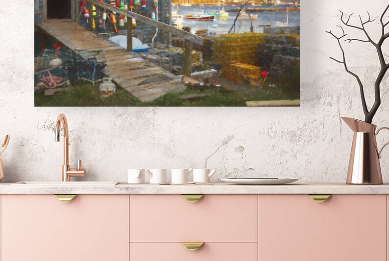 Fishing Shack In Harbor by Images By Jon Evan