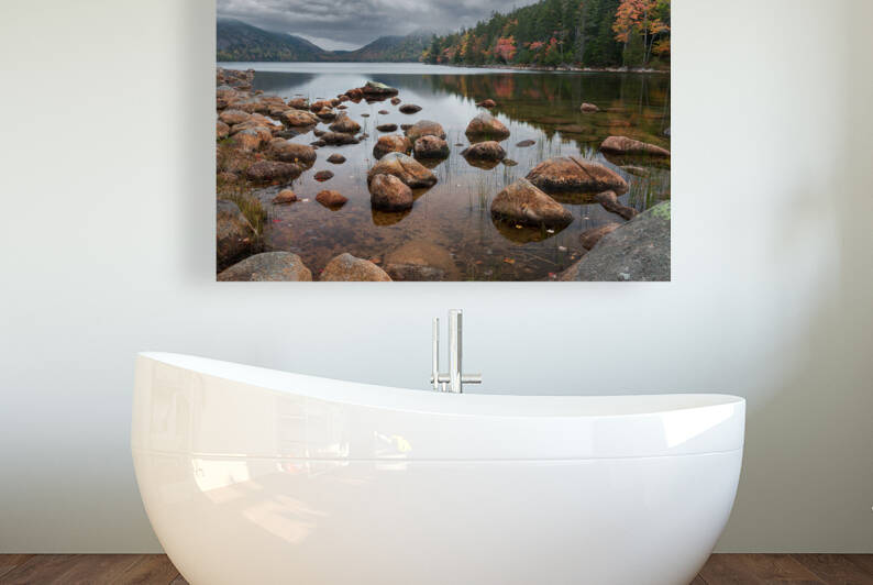 Cloudy Jordan Pond by Images By Jon Evan