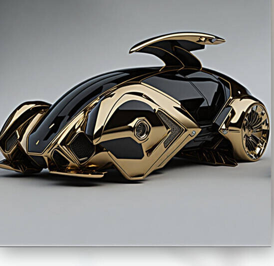 Futuristic pop art design of a beautiful car by Sanisense Concept