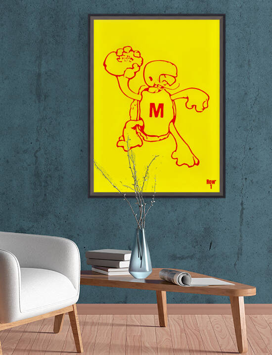 1978 Maryland Football Art by Row One Brand