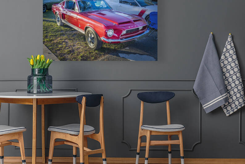 1967 Red Ford Shelby Mustang GT350  2 by Rich Franco