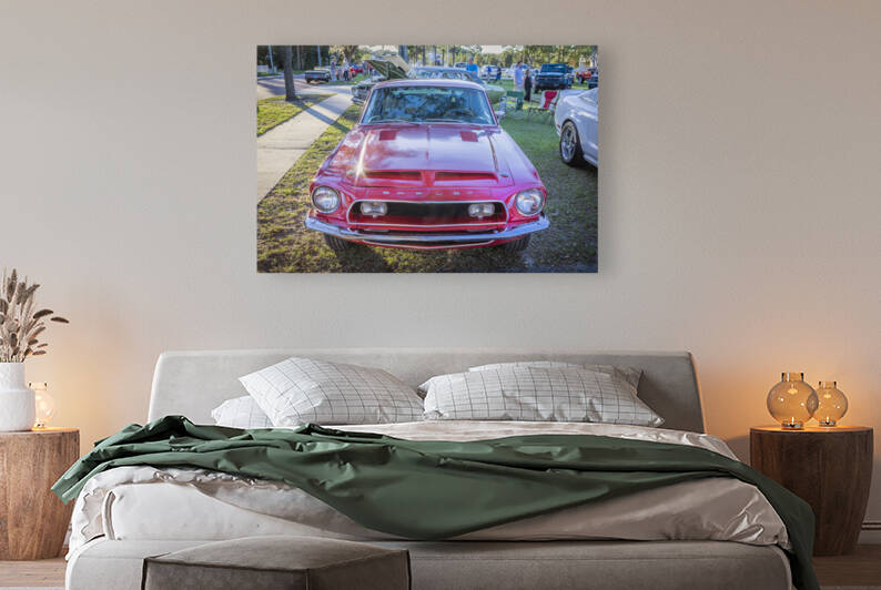 1967 Red Ford Shelby Mustang GT350  4 by Rich Franco