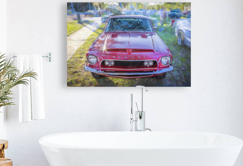 1967 Red Ford Shelby Mustang GT350  6 by Rich Franco